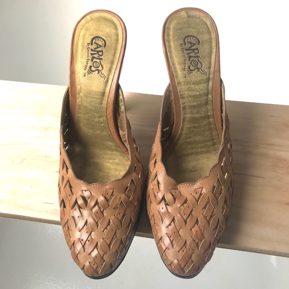 Carlos Santana leather heels size 9 - Picture 2 of 3